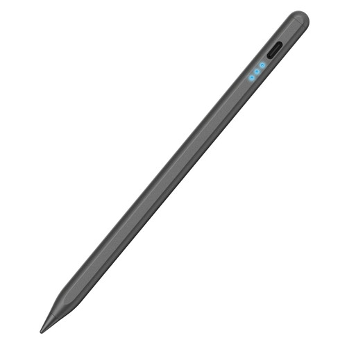 ELECOM（エレコム）タッチペン iPad用 充電式 スタイラスペン USB Type-C 急速充電 傾き検知 誤作動防止 磁気吸着 【 2018年以降 iPad / Pro / Air / mini 各種対応 】 グレー P-TPACSTAP07GY