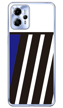 BLUE ＆ BLACK ブルーmoto g13 XT2331 (ソフトTPU) SECOND SKIN ケース カバー スマホケース 送料無料 耐衝撃 プリント 保護