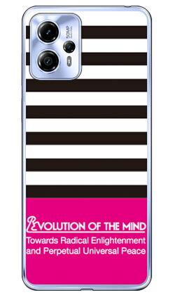 Panel border ブラック×ピンクmoto g13 XT2331 (ソフトTPU) SECOND SKIN ケース カバー スマホケース 送料無料 耐衝撃 プリ