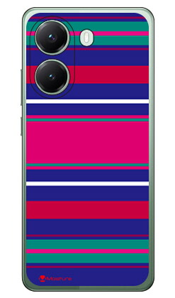 Moisture Stripe ブルーPOCO X7 Pro (ソフトTPU) SECOND SKIN ケース カバー スマホケース 送料無料 耐衝撃 プリント
