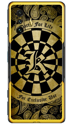 【楽天市場】Cf LTD ダーツ イニシャル イエロー K （クリア） POCO F4 GT MVNOスマホ（SIMフリー端末