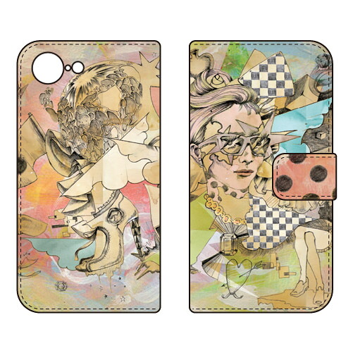 手帳型スマートフォンケース MIKATAMO 「Idea circuit 01_2」 iPhone 17e / iPhone 16e SECOND SKIN ケース カバー スマホケース 送料無料 耐衝撃 プリント 保護 衝撃吸収