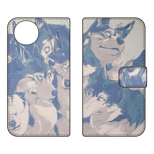 手帳型スマートフォンケース Yohei Takahashi 「Summit」 AQUOS wish4 SH-52E A402SH SH-M27 A403SH SHG13 SECOND SKIN ケース カバー スマホケース 送料無料 耐衝撃 プリント 保護 衝撃吸収