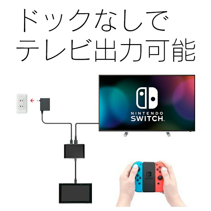 楽天市場 送料無料 Nintendo Switch Type C To Hdmi 変換アダプター 3 In 1 Hdmi Usb Type C 変換器 コンバーター ケーブル ドック 任天堂スイッチ コンパクト 大画面 映像出力 テレビ出力 スイッチ ニンテンドースイッチ 自宅 テレビ画面 Hdmi出力 コンバータ