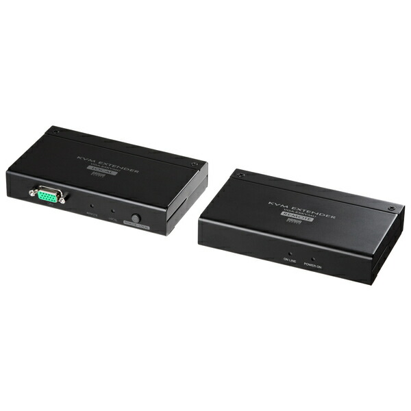 【貨物輸送無料】 SANWA SUPPLY（サンワサプライ） KVMエクステンダー（USB用・仕かける真似形） VGA-EXKVMU PCアクセサリー-パソコン・周辺機器