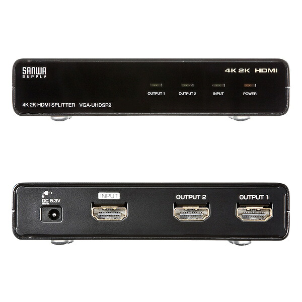 【貨物輸送無料】 SANWA SUPPLY（サンワサプライ） 4K2K相応うHDMI分かち合う器（2分かち合う） VGA-UHDSP2