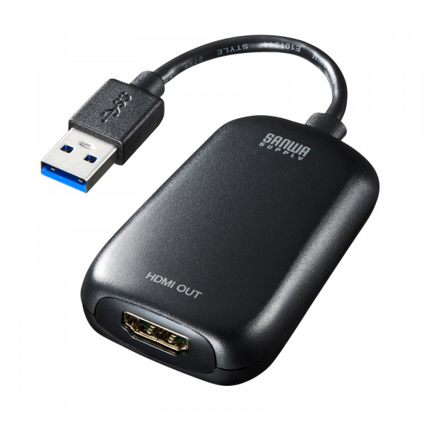 USB3.2-HDMIディスプレイアダプタ（4K対応） 未使用 楽天市場】USB3.2-HDMIディスプレイアダプタ（1080P対応） : サンワ