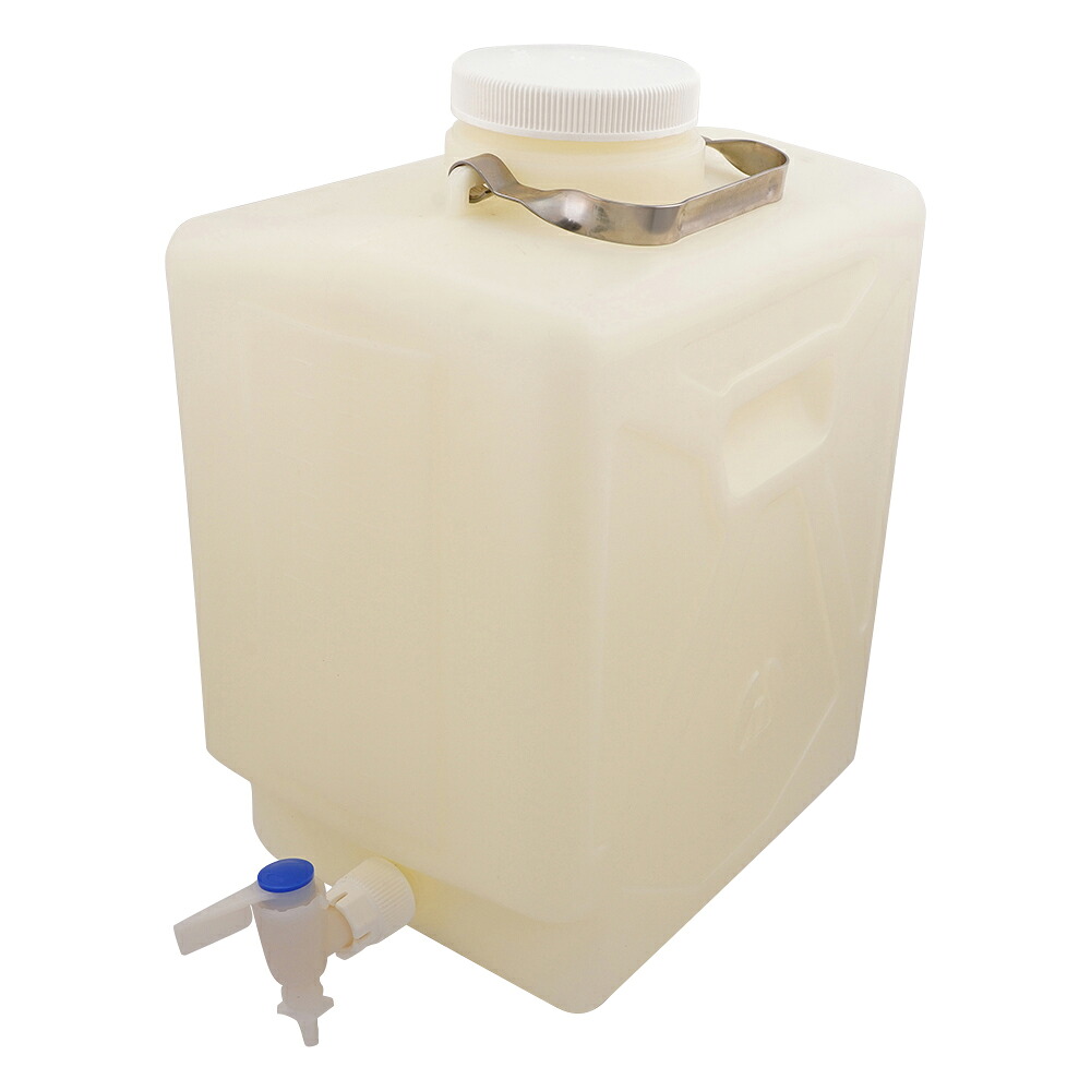 フッ素加工活栓付角型瓶 20L