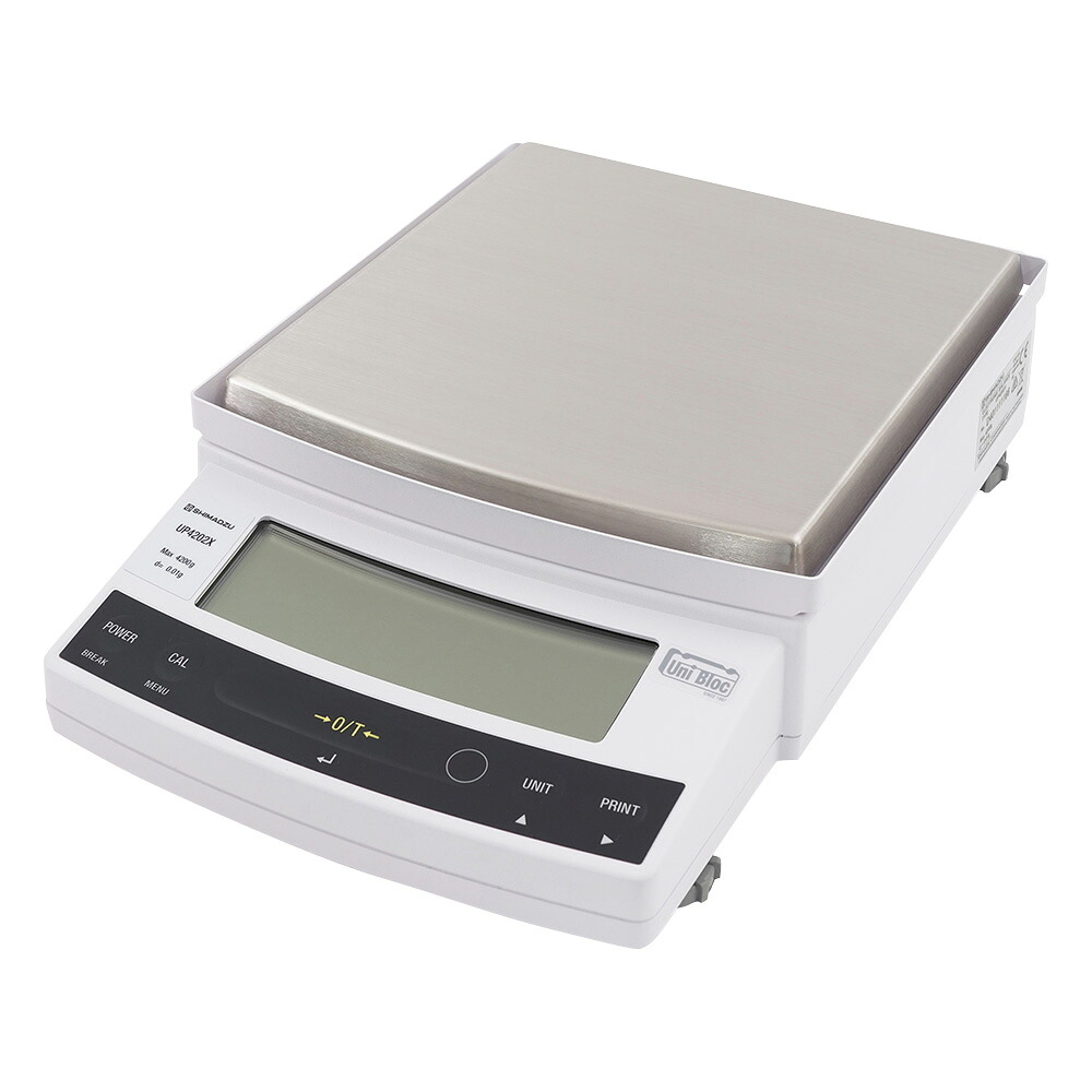 上皿天びん　UP-X・校正分銅内蔵タイプ　4200g　最小表示：0.01g
