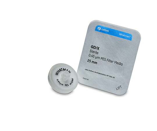シリンジフィルター GD/X φ25mm・0.45μm PES 1箱(50個入)|液晶保護フィルムとカバーケース卸