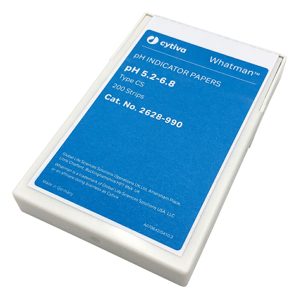 pH試験紙 ストリップ入 CS5.2-6.8 1箱（200枚入）