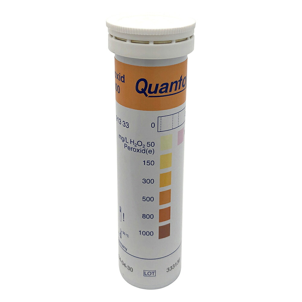 半定量イオン試験紙 QUANTOFIXR パーオキシド1000 1箱（100枚入）