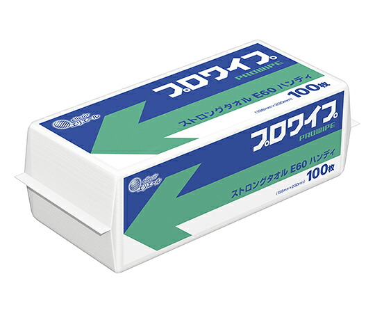 エリエール プロワイプ ストロングタオルE60 ハンディ100 1ケース（100枚×16袋入）