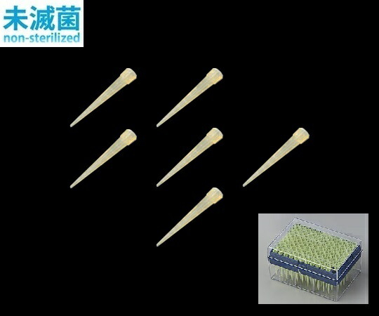 アイビスピペットチップ（ボックス） 1～200μL 96本×10箱 エッペンドルフタイプ