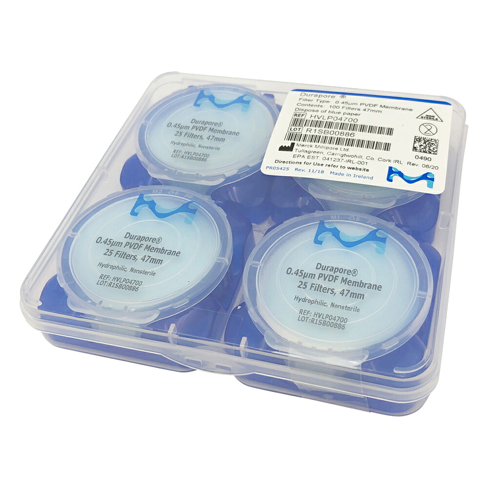 デュラポア（R）　メンブレン（親水性）　0.45μm×φ47mm　100枚入