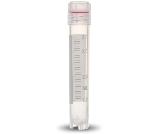 クライオバイアル Oリングシールタイプ 4mL 外ネジ・自立型 1箱（100個×10袋入）