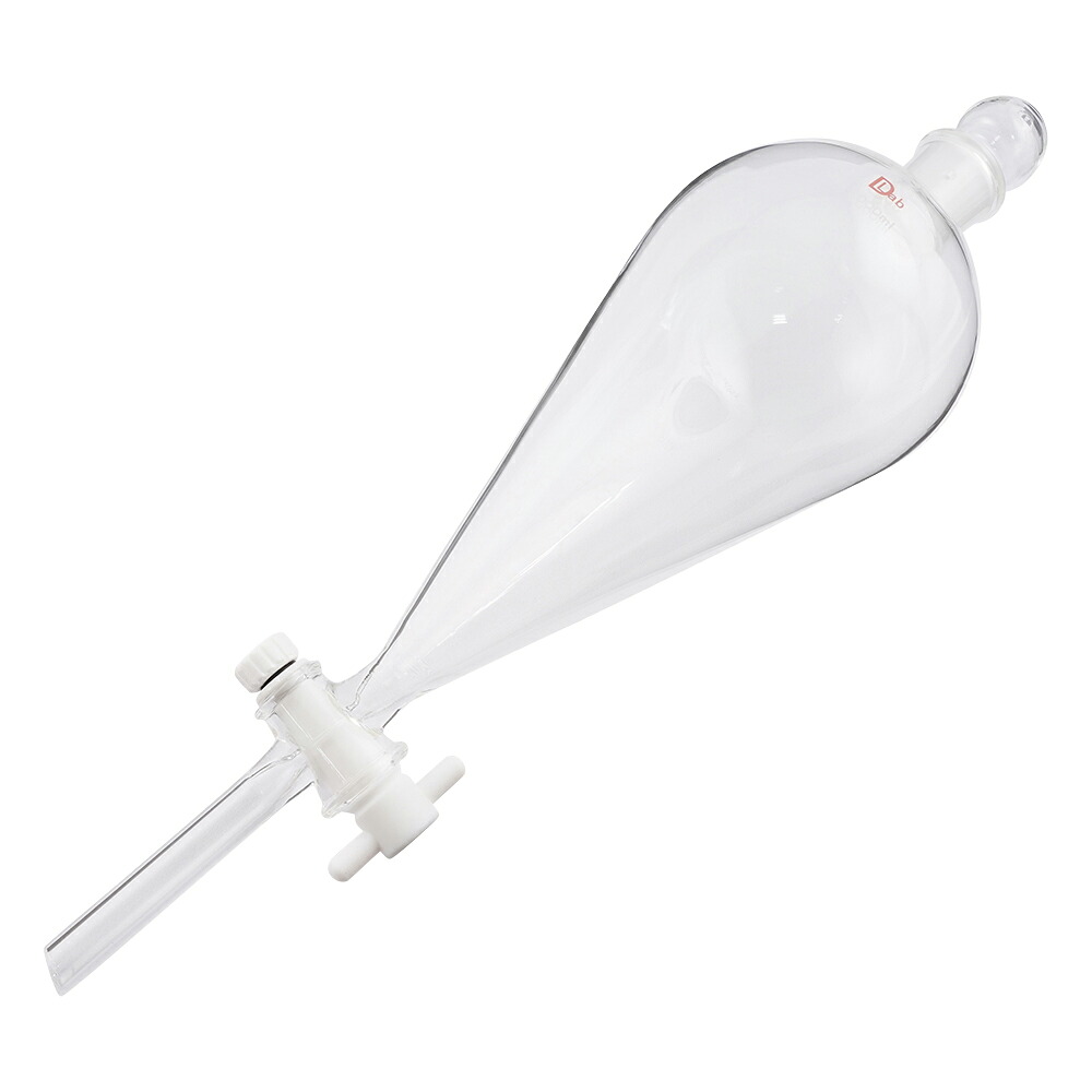 分液ロートスキーブ型　PTFEコック付　1000mL