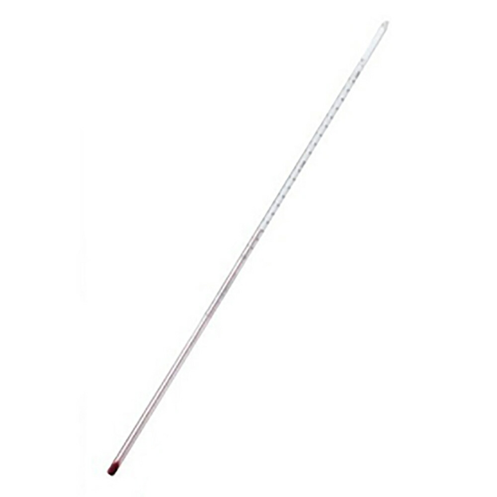 足長赤液棒状温度計　200℃　600mm 4,538円