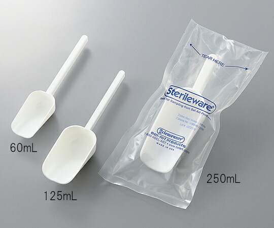 滅菌サンプリングスコップ 250mL 1箱（100個入）