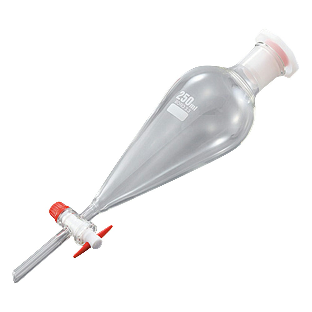 分液ロート 樹脂栓付き 250mL