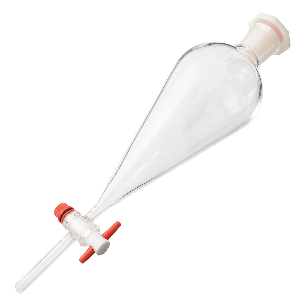分液ロート 樹脂栓付き 500mL