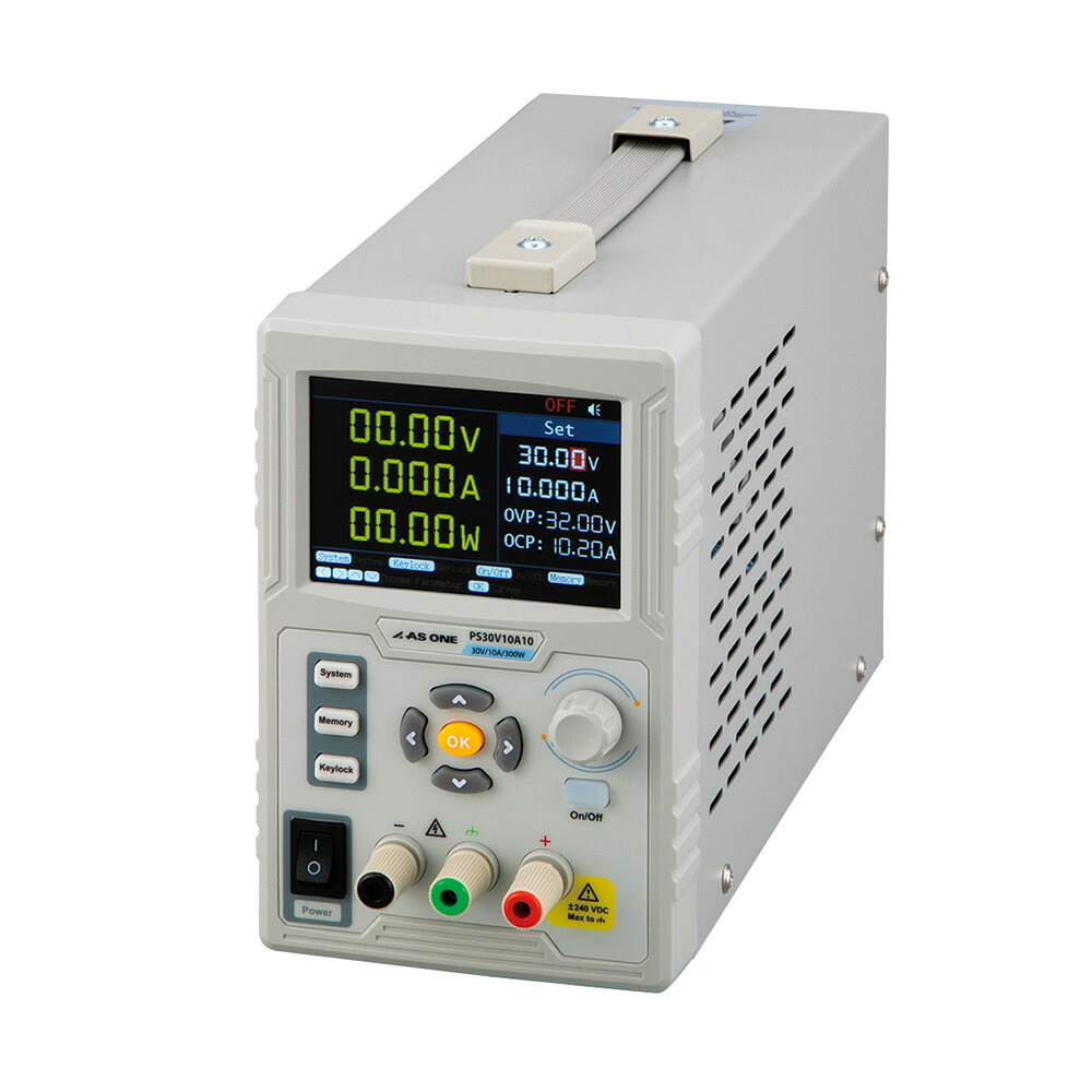 直流安定化電源 0～30V/0～10A