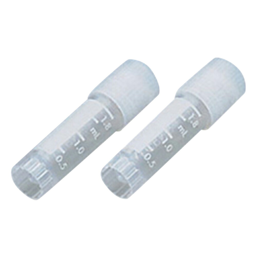 クライオバイアル(凍結保存用チューブ) 2mL 1箱(25本×20袋入)|液晶保護フィルムとカバーケース卸