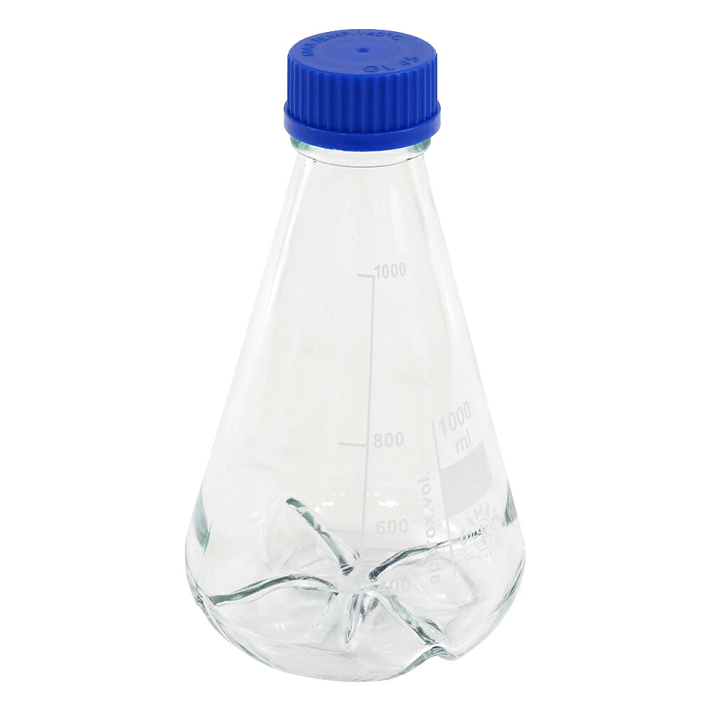 バッフル付三角フラスコ 1000mL