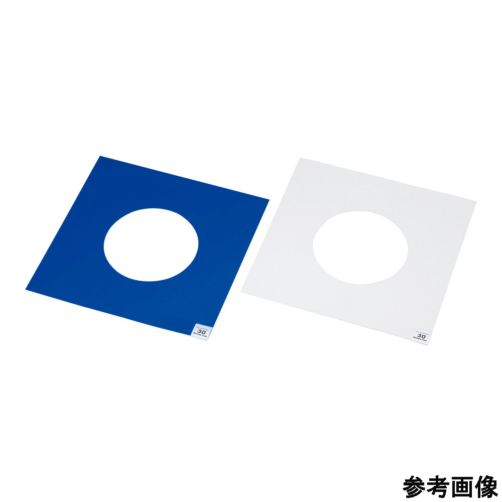 アズピュアエアーシャワー用粘着シート（バイオマスプラ配合）白 強粘着 穴φ150mm 1袋(30層×1シート入)