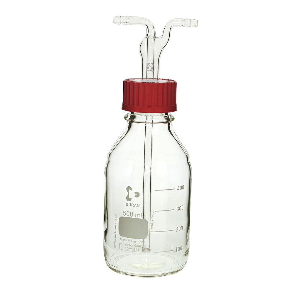 ねじ口洗浄びん　フィルター付 500mL