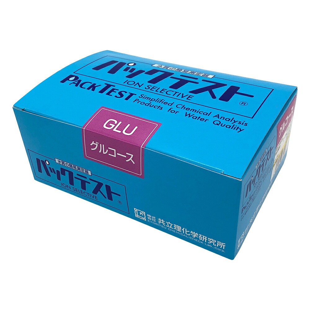 パックテストR （簡易水質検査器具） グルコース用 1箱（40本入）