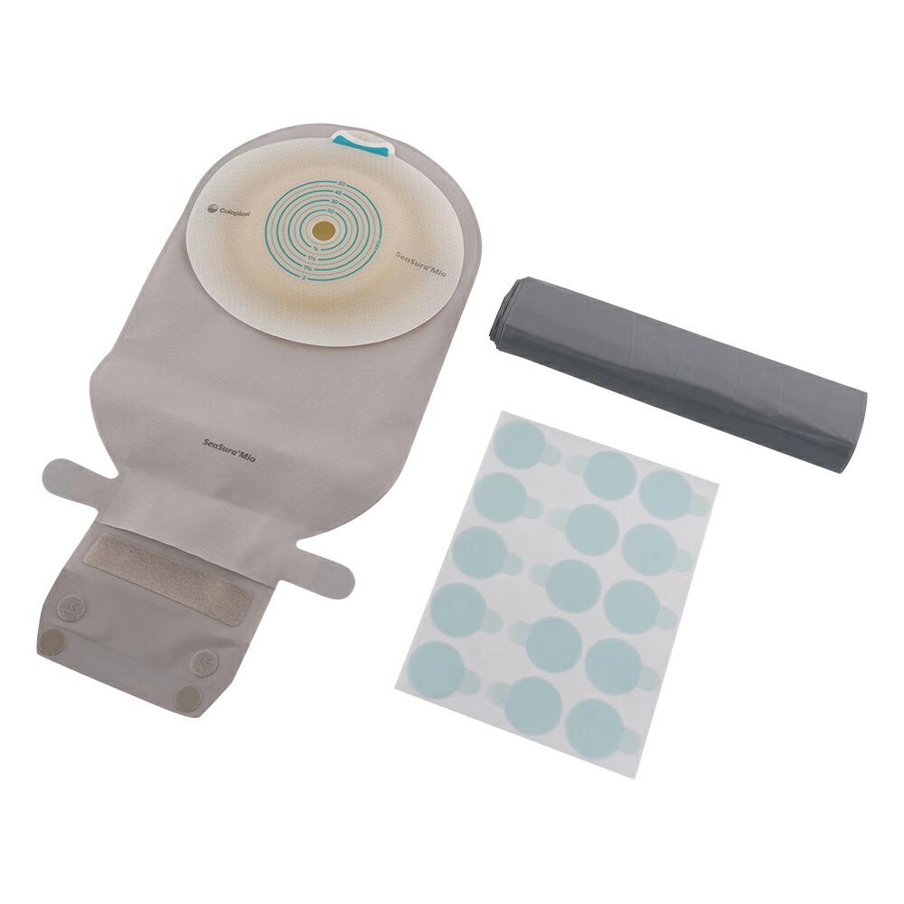センシュラ ミオ1 ソフト 単品系装具・コロストミー/イレオストミー用 10～50φmm 透明 1箱（10枚入）
