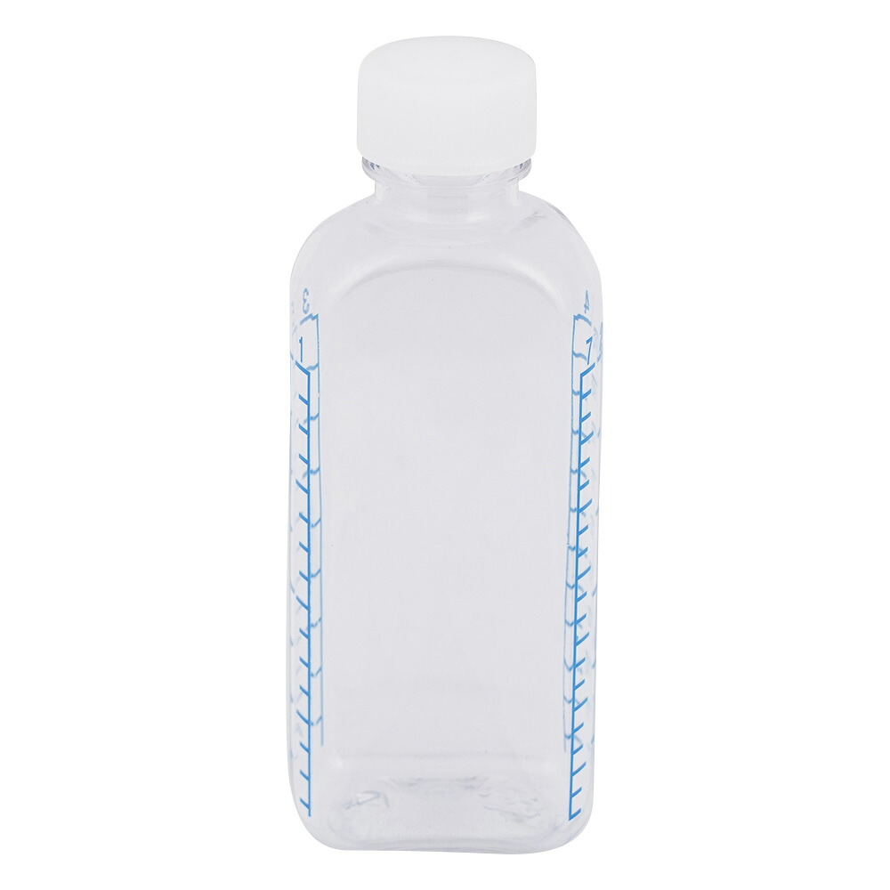 クリアボトル投薬瓶（カラー目盛付き・未滅菌）100mL 140本 未滅菌 1箱（140本入）