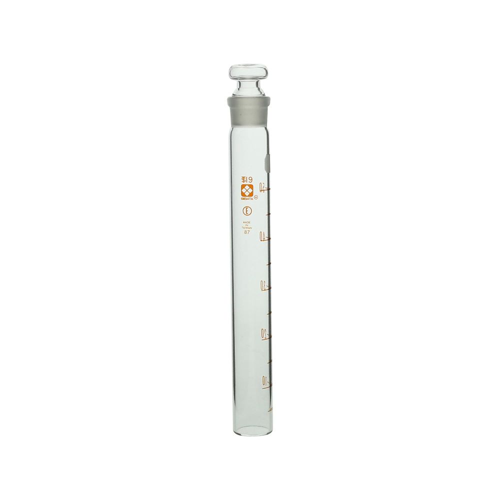 共通摺合共栓比色管 平栓付 50mL 10個入