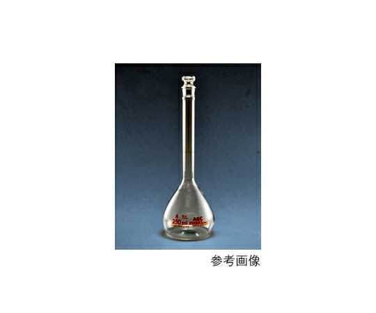 メスフラスコ（透明摺合せ栓付）　100mL　1個