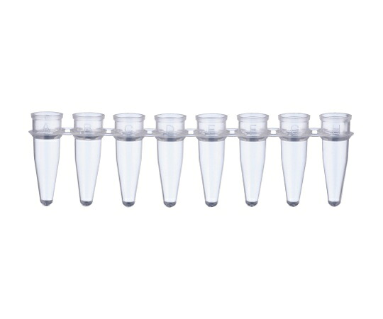 0.2mL PCR8連チューブ+8連ドームキャップ セット 1箱（120ストリップ入） 15,169円