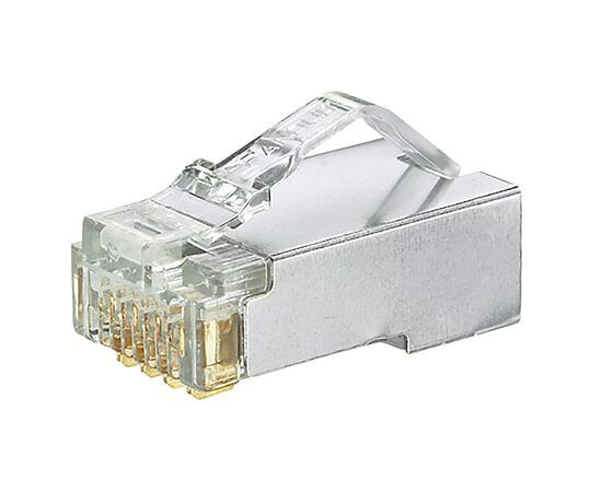 RJ45 モジュラーコネクタ Panduit ストレート ケーブルマウント オス プラグ 1袋（10個入）