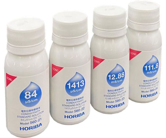 電気伝導率標準液 60mLセット 1セット（4本入）