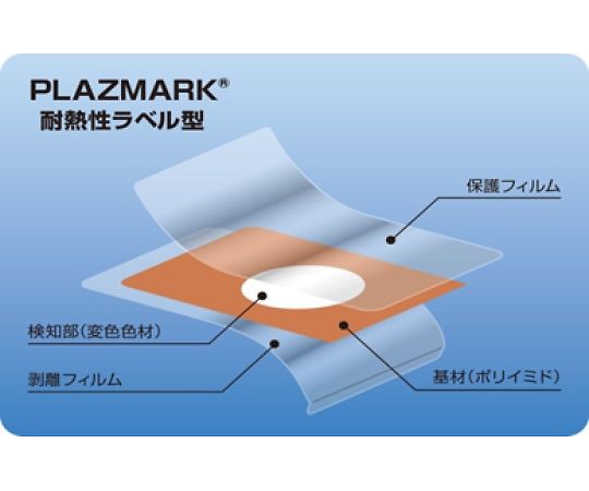 プラズマインジケータ PLAZMARK 耐熱性 No.101ラベル 1個（10枚入）