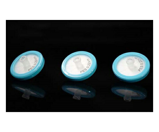 シリンジフィルター 30mm, 0.22μm, PES, 滅菌済み　100個入