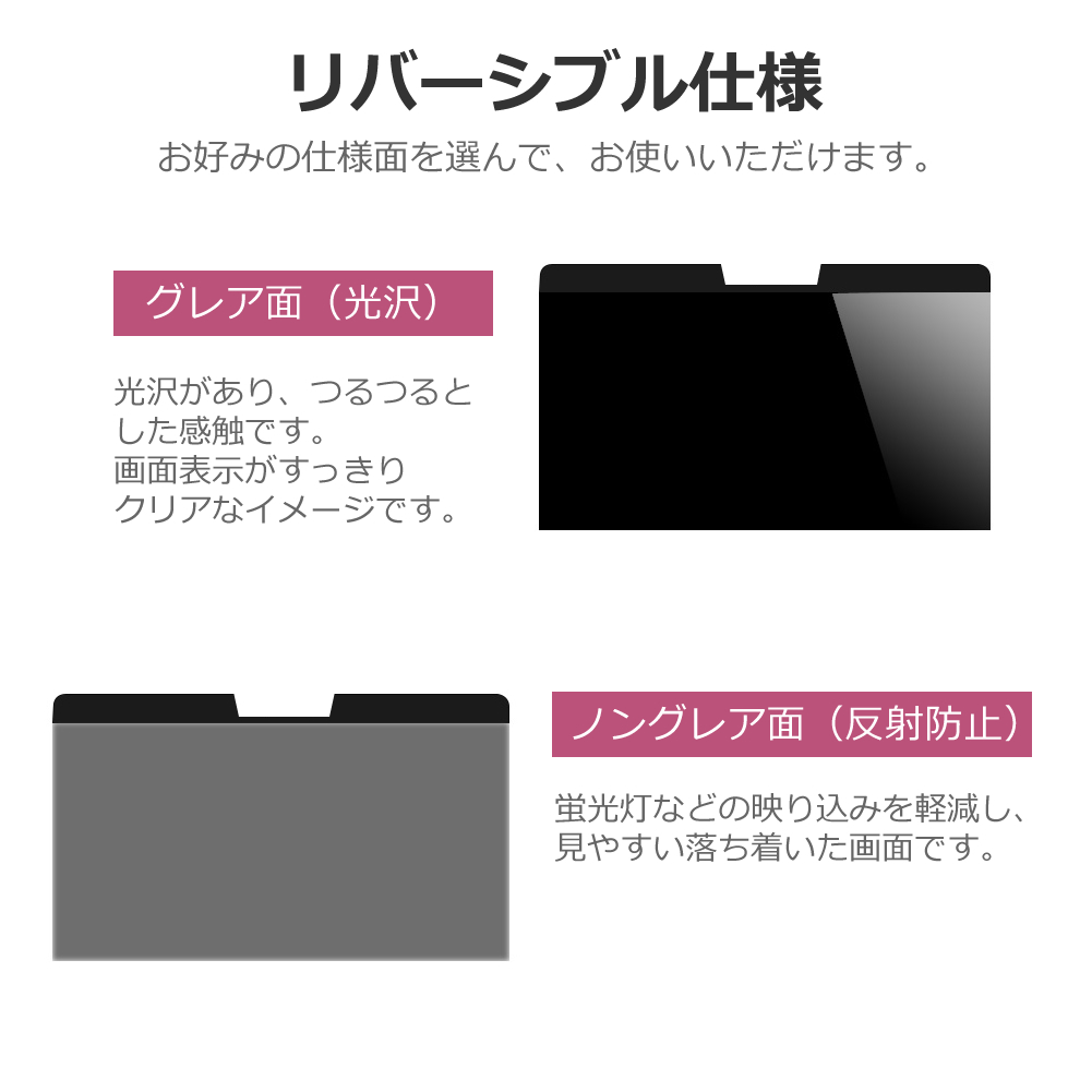 レノボThinkPadX13Gen1シリーズ2020年版マグネットタイプ覗き見防止フィルタープライバシーフィルターリバーシブルタイプメール便送料無料