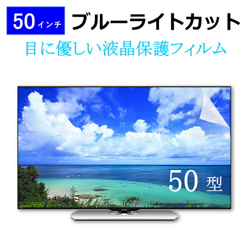 2970円 最高級 2970円 最前線の 50インチ 50型 ブルーライトカット 液晶保護フィルム テレビ 画面 W1096×H616mm フリーカットタイプ メール便 送料無料