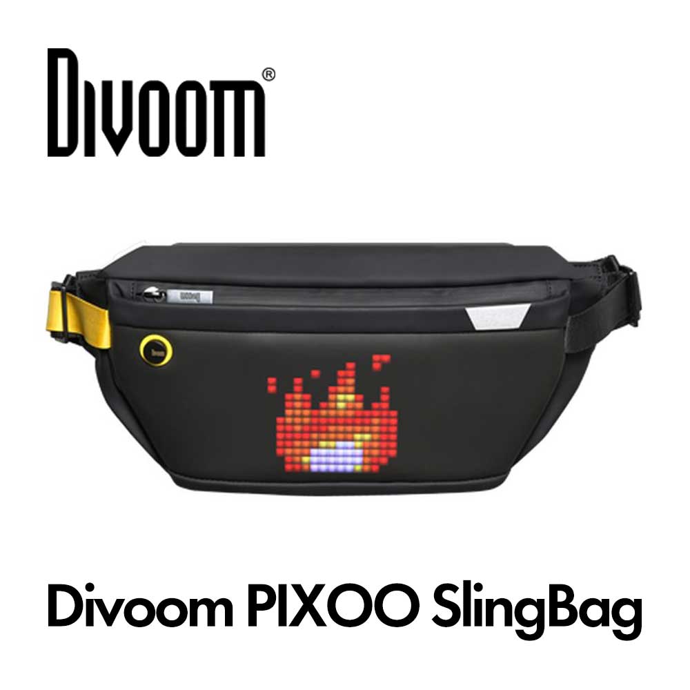 超美品 楽天市場 スリングバッグ ドット絵 Divoom Pixoo Slingbag Black 正規代理店 Fox Store楽天市場店 人気が高い Www Consulacam Marseille Fr