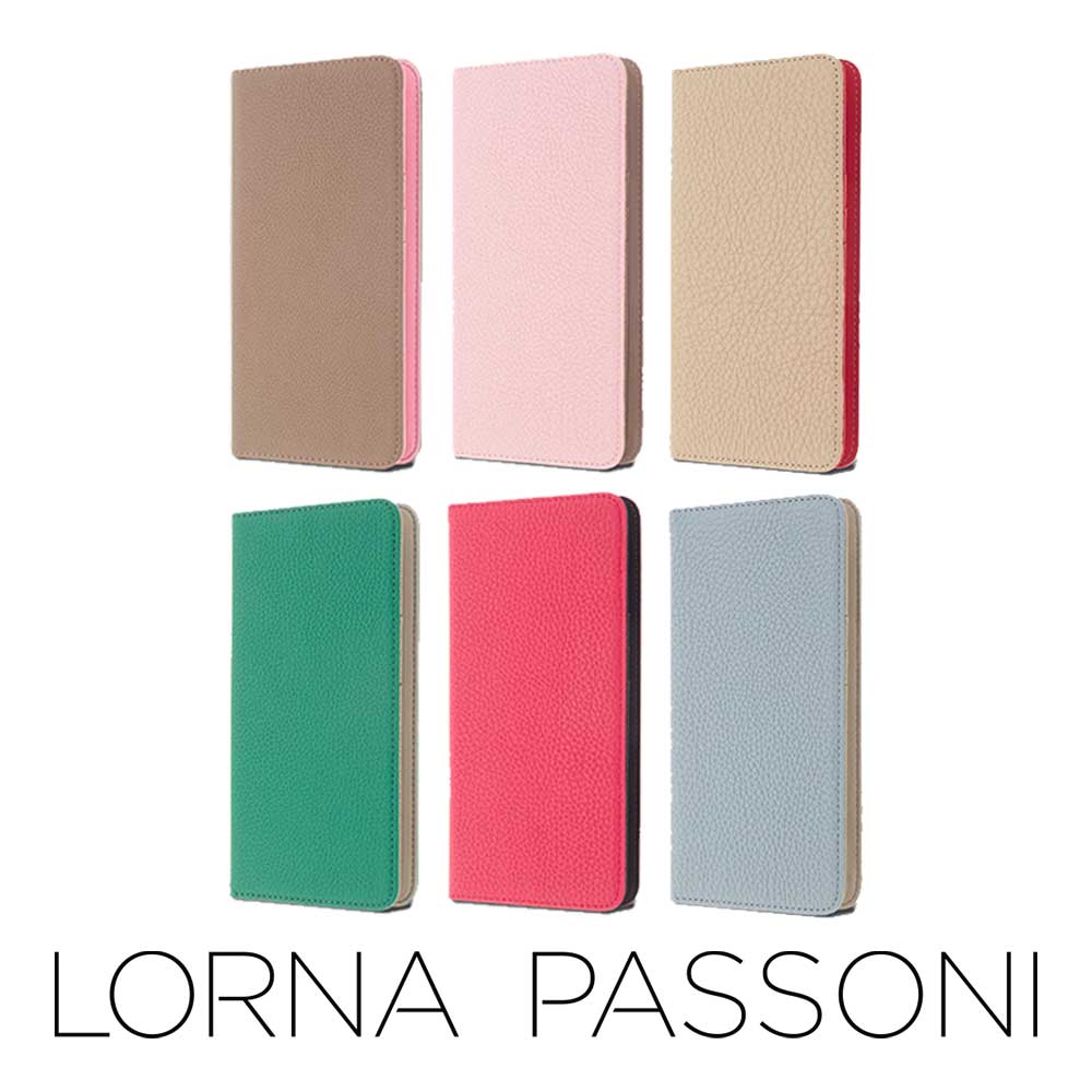【送料無料】 ロルナパッソーニ Galaxy HUAWEI Android スマホケース LORNA PASSONI German Shrunken Calf Folio Case ギャラクシー アンドロイド Galaxy S10/S9 HUAWEI P30/P30 lite Mate 20 Pro Google Pixel 3a 手帳型ケース｜FOX STORE店