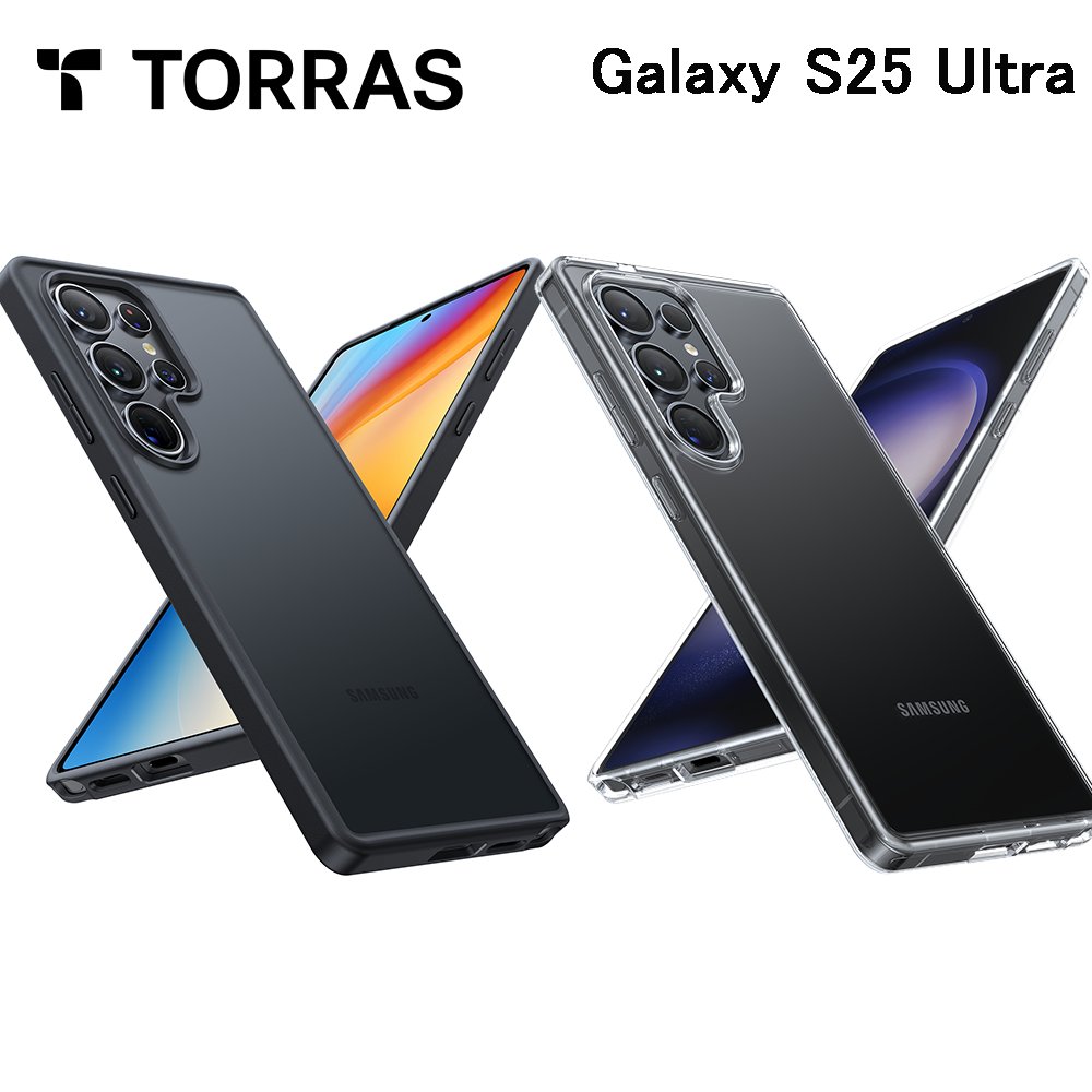 楽天市場】Torras - Guardian for Galaxy S25 ケース 黒 クリア 透明
