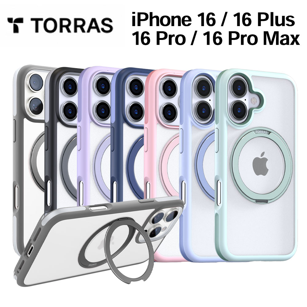 iPhone16ProMax TORRASケース 楽天市場】【360度回転ゼンマイ式スタンド】TORRAS iPhone16Pro