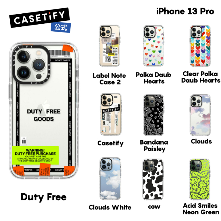 楽天市場】【公式】CASETiFY iPhone 13Pro インパクトケース クリア