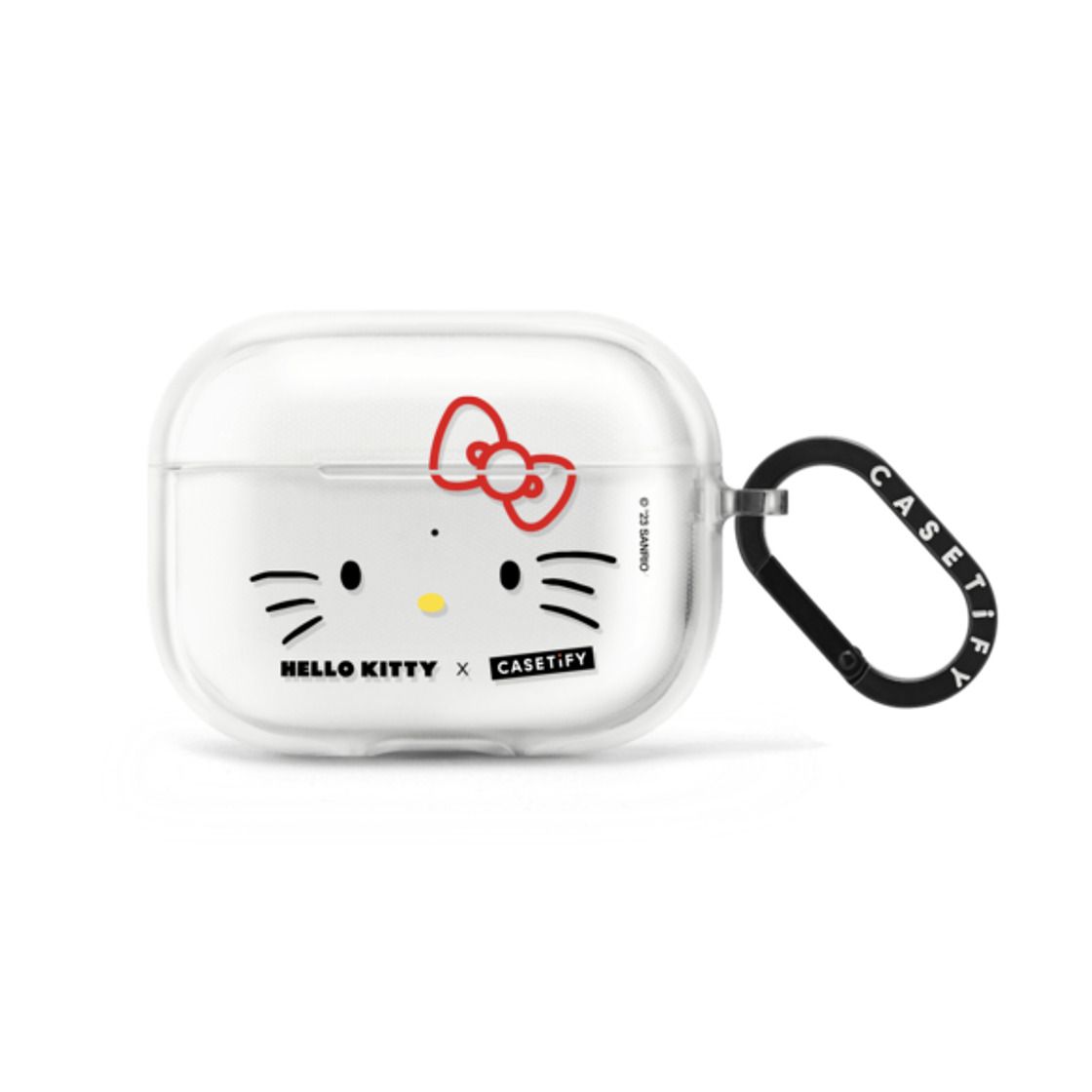 公式】CASETiFY Hello Kitty コラボ 3D Airpods インパクト AirPods