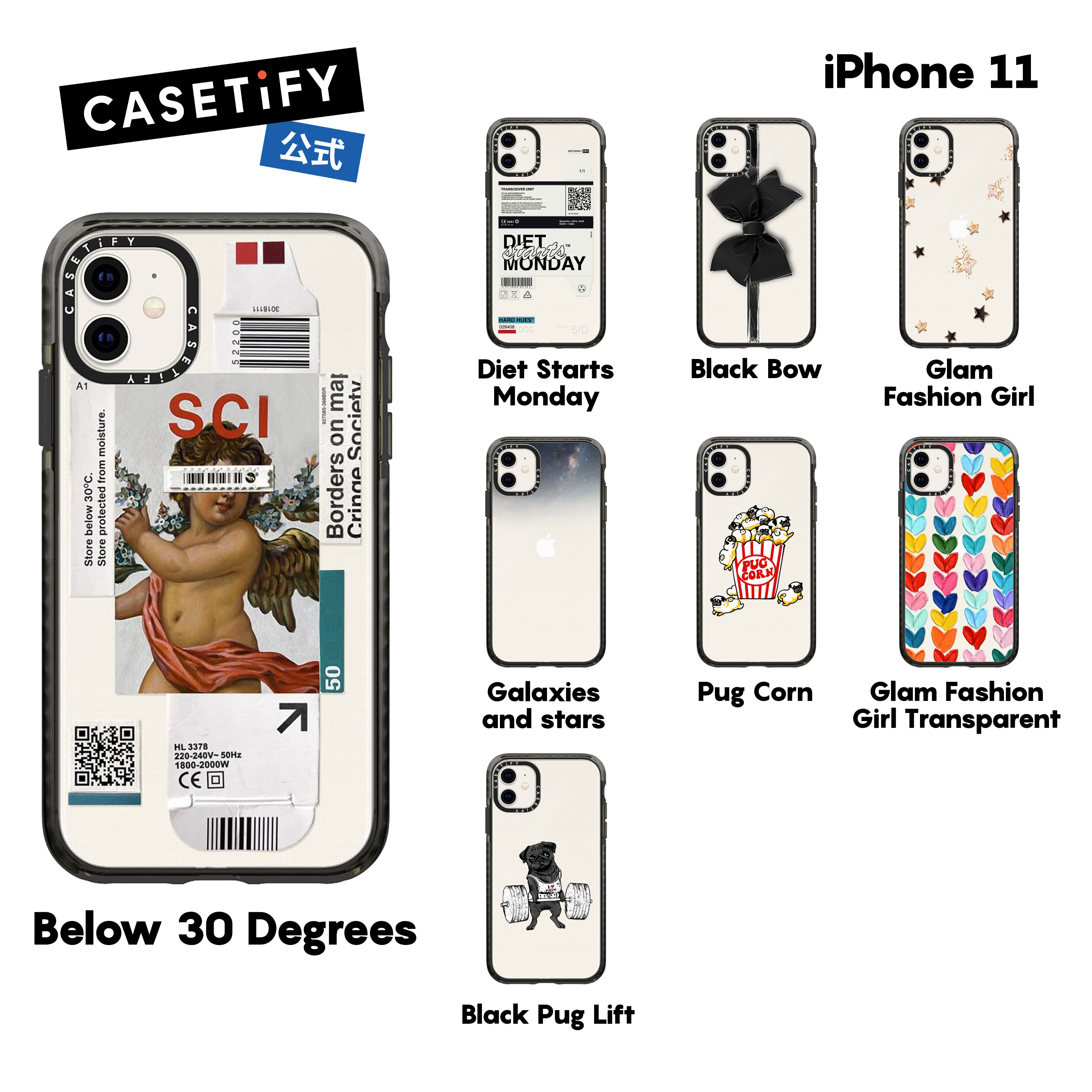 楽天市場】【公式】 CASETiFY iPhone11 インパクトケース クリア 