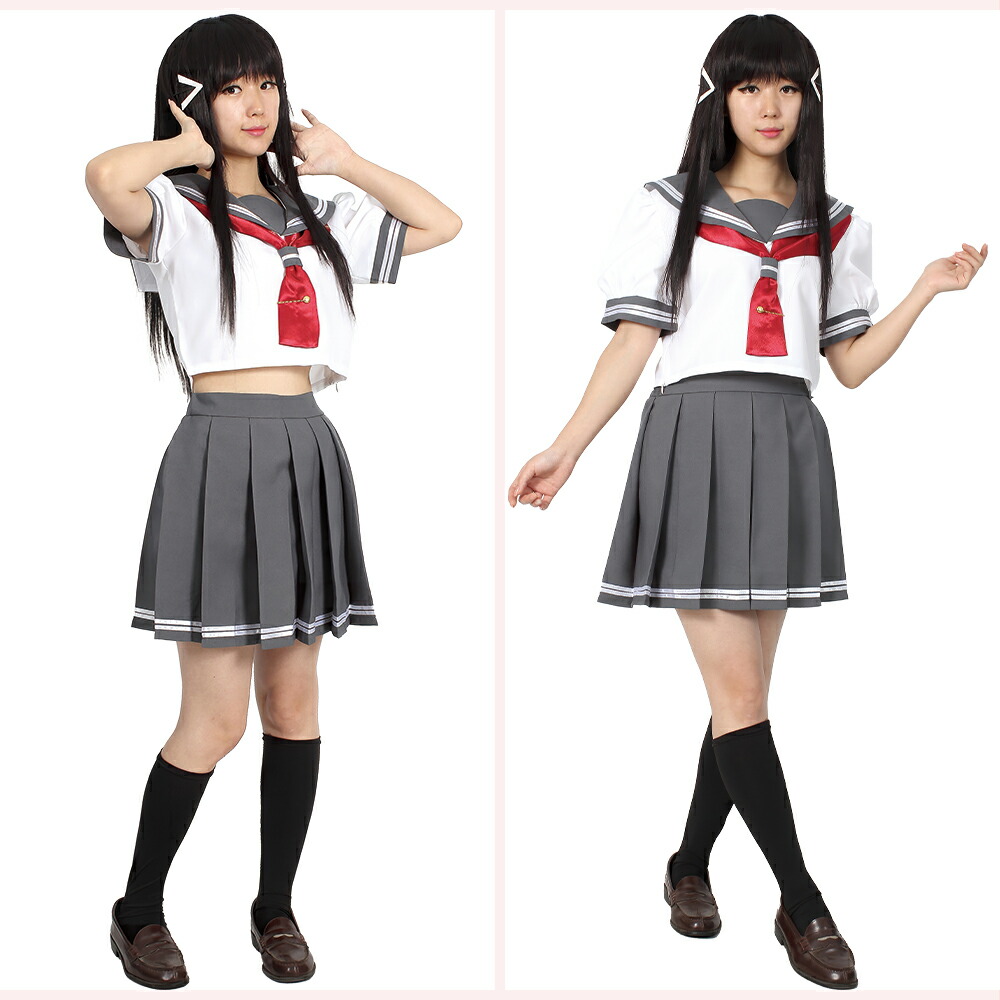 ラブライブ！サンシャイン!!　Aqours浦の星女学院 夏制服 コスプレイヤー　コスプレ衣装